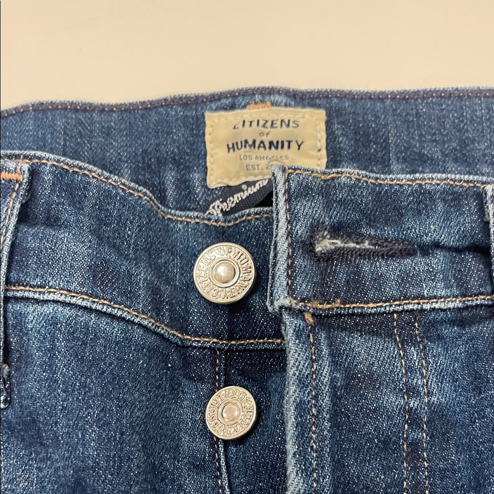 Citizens Of Humanity High Rise Dark Blue Jeans